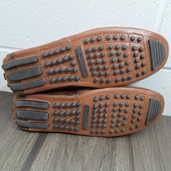 Franco Cuadra Mens Brown Python Suede Leather Driving Loafers Made in Mexico 9.5 - Picture 7 of 11